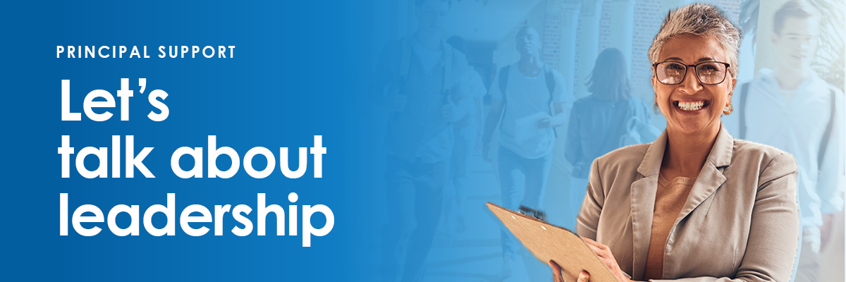 the principal leadership banner